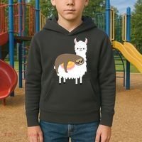 Sleeping Sloth On A Llama  Kids Hoodie thumb 2