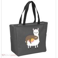 Sleeping Sloth On A Llama  Tote Bag thumb 2