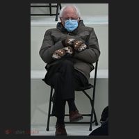 Sleepy Bernie Sanders Mittens Sitting Inauguration Beanie thumb 2