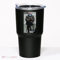 Sleepy Bernie Sanders Mittens Sitting Inauguration Tumbler thumb 0