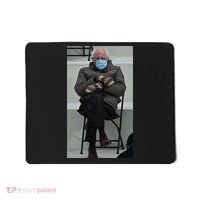 Sleepy Bernie Sanders Mittens Sitting Inauguration Mousepad thumb 0