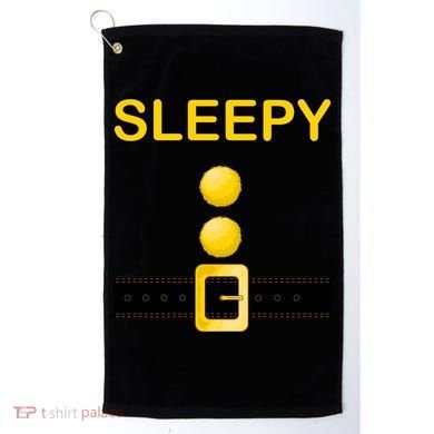 Sleepy Dwarf Costume Golf Towel