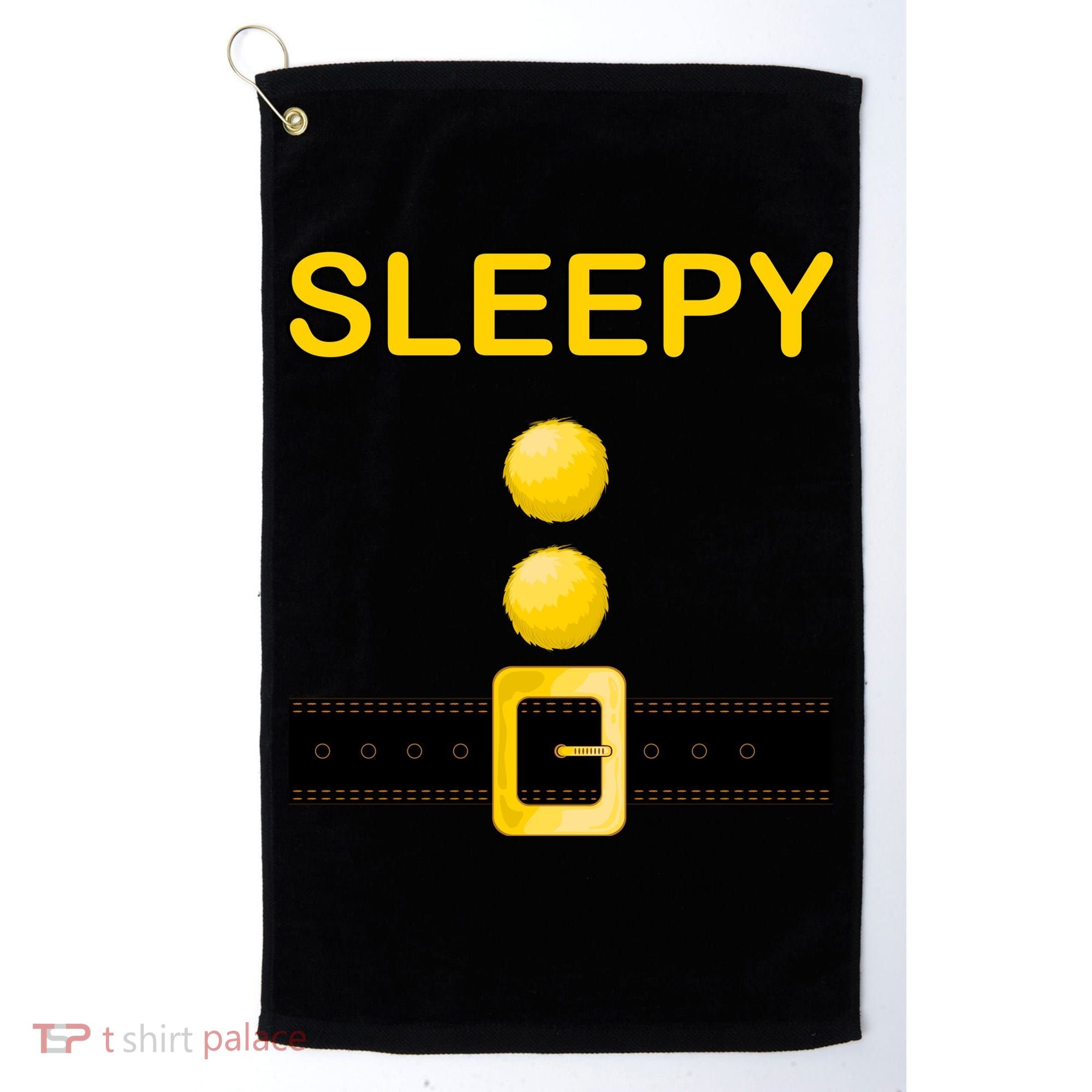 Sleepy Dwarf Costume Golf Towel