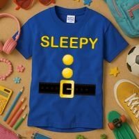 Sleepy Dwarf Costume Kids T-Shirt thumb 3