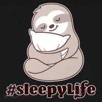 Sleepy Life Sloth Doggie Tank thumb 4