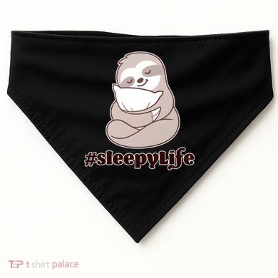 Sleepy Life Sloth USA-Made Doggie Bandana