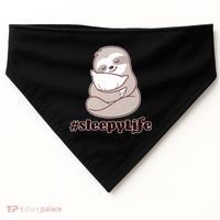 Sleepy Life Sloth USA-Made Doggie Bandana thumb 0