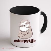 Sleepy Life Sloth Coffee Mug thumb 1