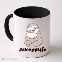 Sleepy Life Sloth Coffee Mug thumb 0