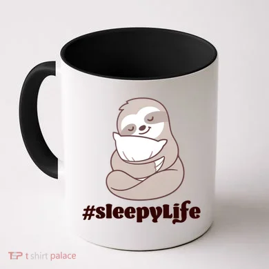 Sleepy Life Sloth Coffee Mug