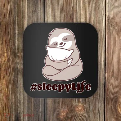 Sleepy Life Sloth Coaster