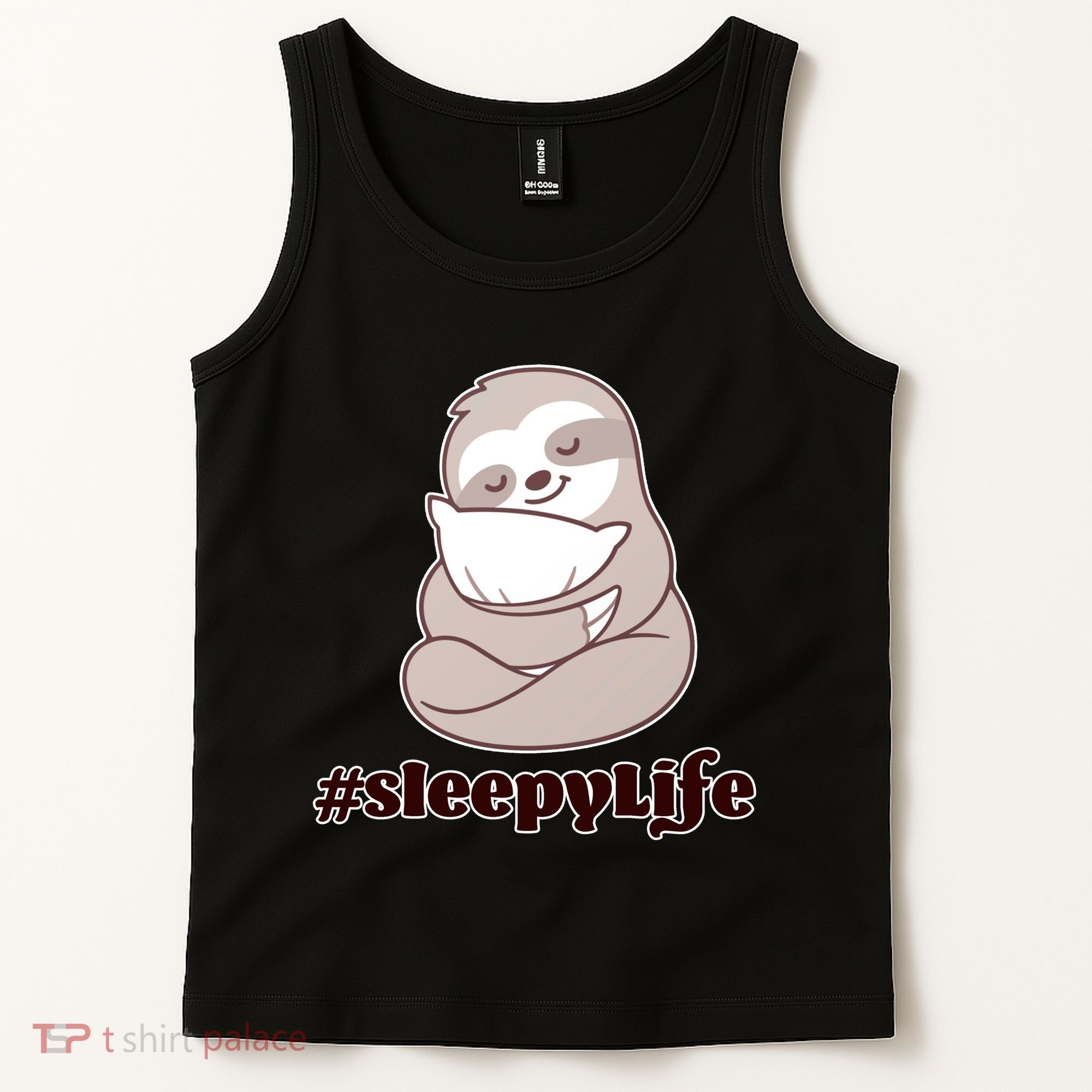 Sleepy Life Sloth Tank Top