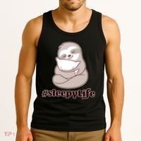 Sleepy Life Sloth Tank Top thumb 3