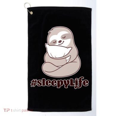 Sleepy Life Sloth Golf Towel