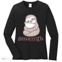 Sleepy Life Sloth Women's Long Sleeve Shirt thumb 0