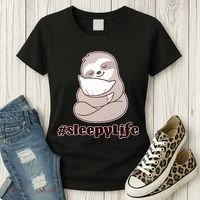 Sleepy Life Sloth Women's T-Shirt thumb 3