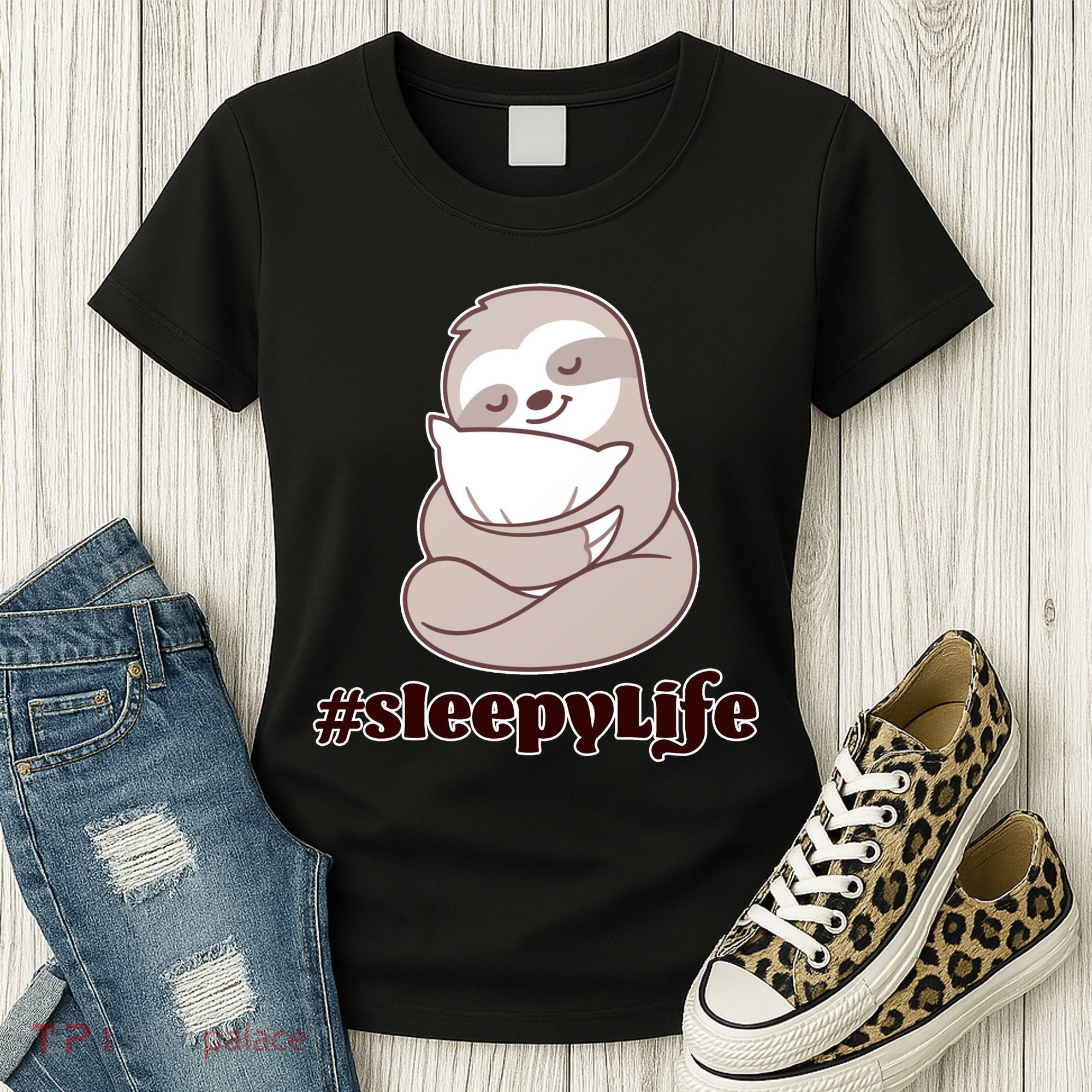 Sleepy Life Sloth Women's T-Shirt