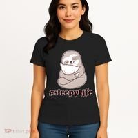 Sleepy Life Sloth Women's T-Shirt thumb 4