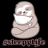 Sleepy Life Sloth Kids Sweatshirt thumb 2