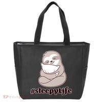 Sleepy Life Sloth Tote Bag thumb 0