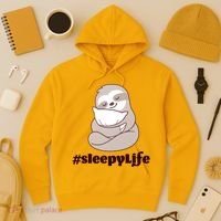 Sleepy Life Sloth Hoodie thumb 3