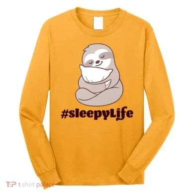 Sleepy Life Sloth Long Sleeve Shirt
