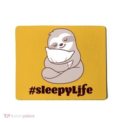Sleepy Life Sloth Mousepad