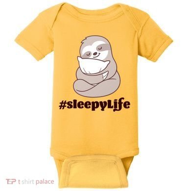 Sleepy Life Sloth Baby Bodysuit