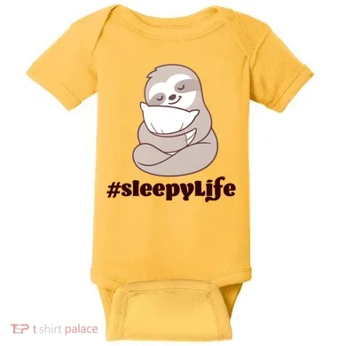 Sleepy Life Sloth Baby Bodysuit