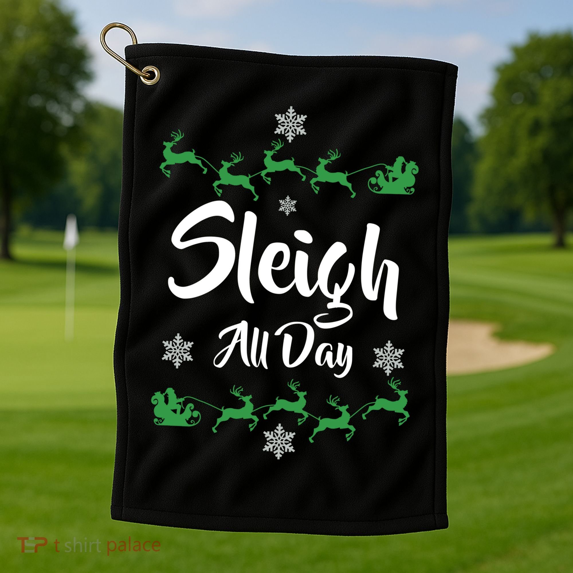 Sleigh All Day Golf Towel