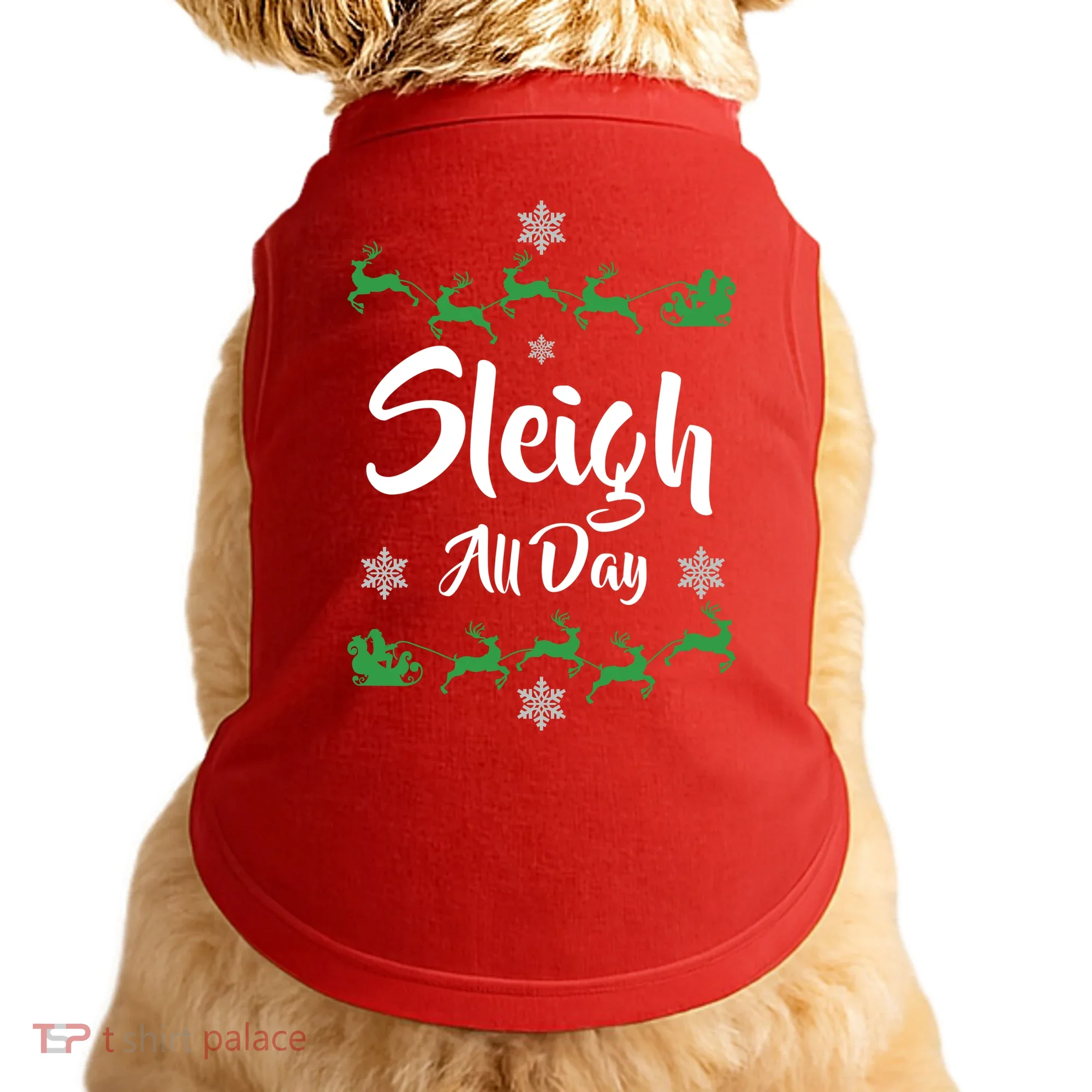 Sleigh All Day Doggie Tank