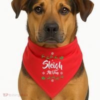 Sleigh All Day USA-Made Doggie Bandana thumb 1