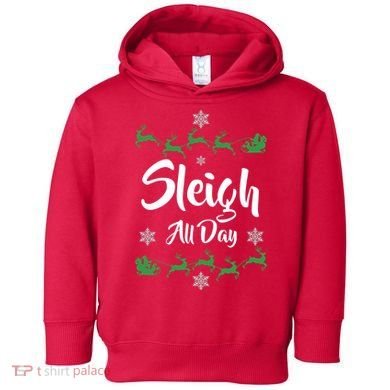 Sleigh All Day Toddler Hoodie
