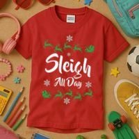 Sleigh All Day Kids T-Shirt thumb 3
