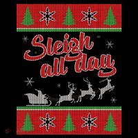 Sleigh All Day Ugly Christmas Ornament thumb 1