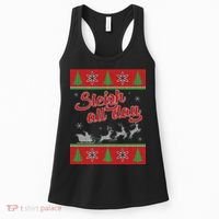 Sleigh All Day Ugly Christmas Women's Tank Top thumb 0