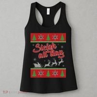 Sleigh All Day Ugly Christmas Women's Tank Top thumb 3