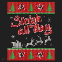 Sleigh All Day Ugly Christmas Hat thumb 2