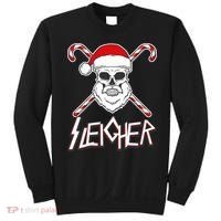 Sleigher Santa Candy Cane Skull Sweatshirt thumb 0