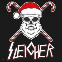 Sleigher Santa Candy Cane Skull Women's Tank Top thumb 5