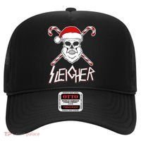 Sleigher Santa Candy Cane Skull Hat thumb 0