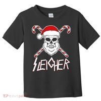 Sleigher Santa Candy Cane Skull Toddler T-Shirt thumb 0