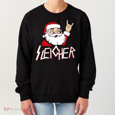 Sleigher Santa Rocks Women's Sweatshirt
