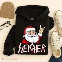 Sleigher Santa Rocks Hoodie thumb 4