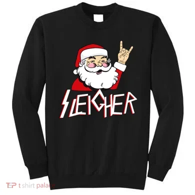 Sleigher Santa Rocks Sweatshirt