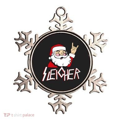 Sleigher Santa Rocks Ornament