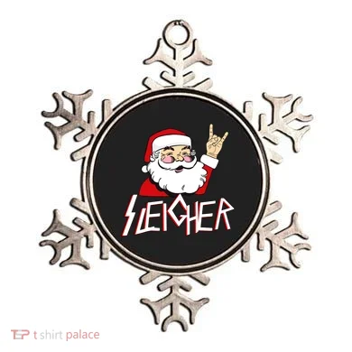 Sleigher Santa Rocks Ornament