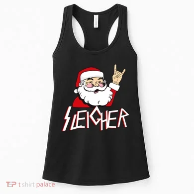 Sleigher Santa Rocks Women's Tank Top