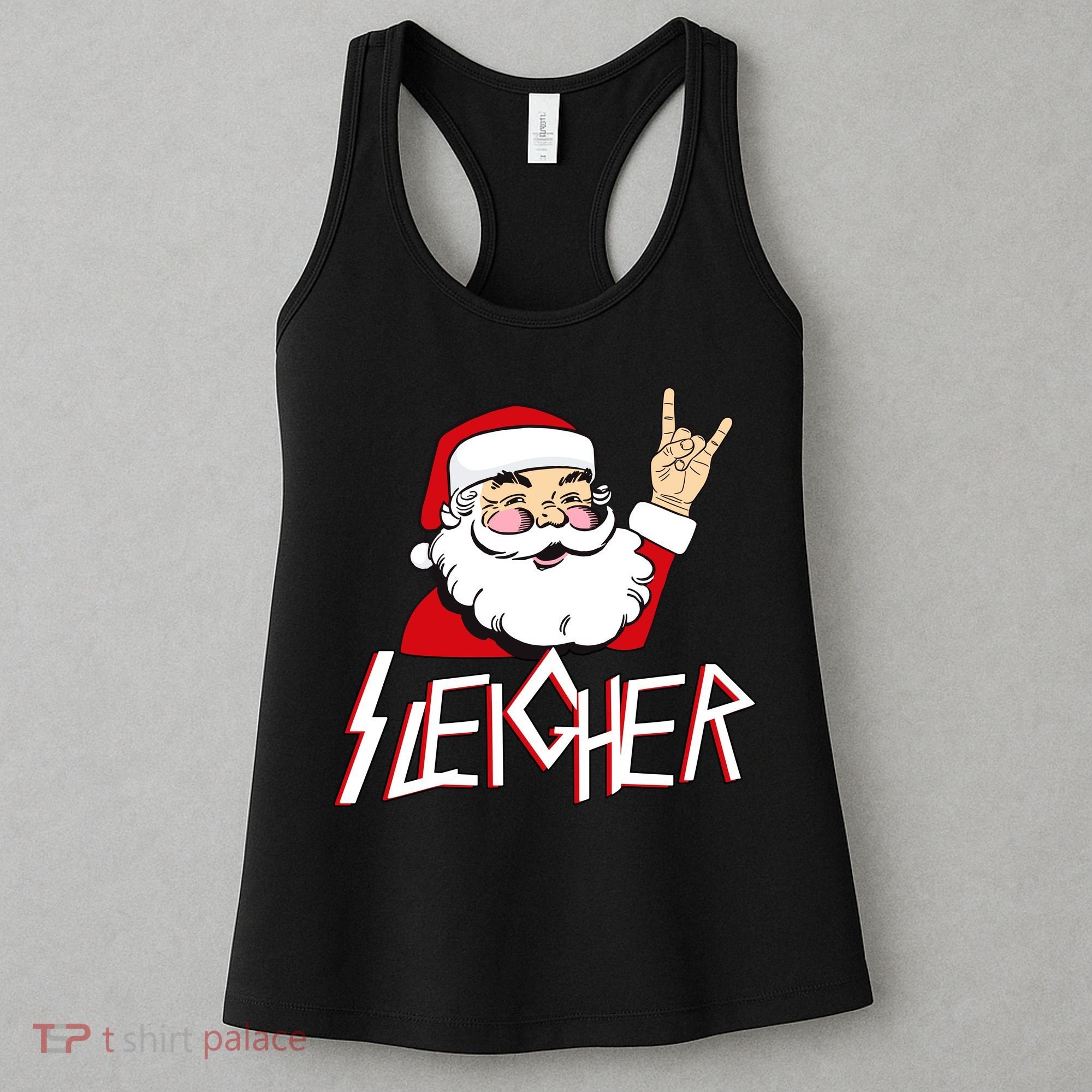 Sleigher Santa Rocks Women's Tank Top