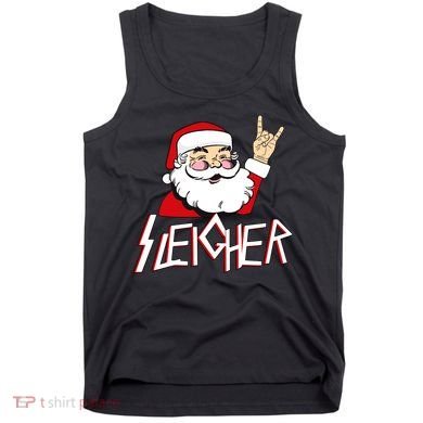Sleigher Santa Rocks Tank Top